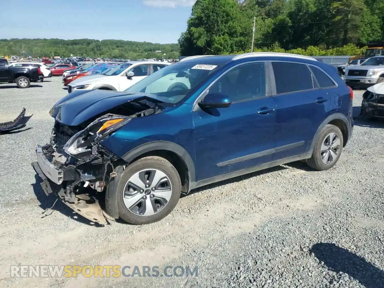 1 fotografías del automóvil dañado KNDCB3LC9M5463200 KIA NIRO 2021