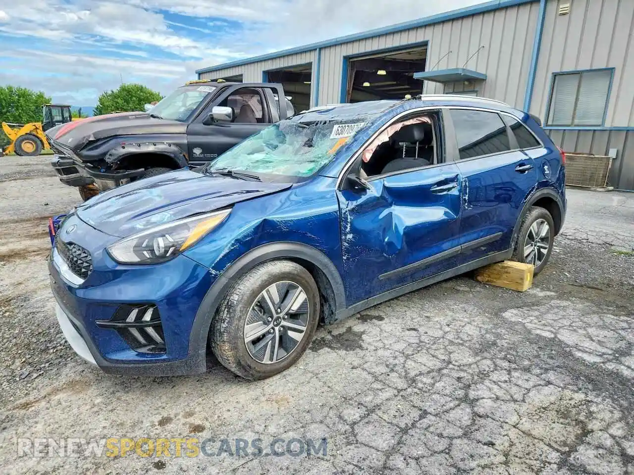 1 fotografías del automóvil dañado KNDCB3LCXM5469202 KIA NIRO 2021