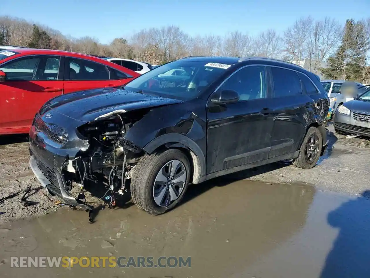 1 Photograph of a damaged car KNDCB3LCXM5488266 KIA NIRO 2021