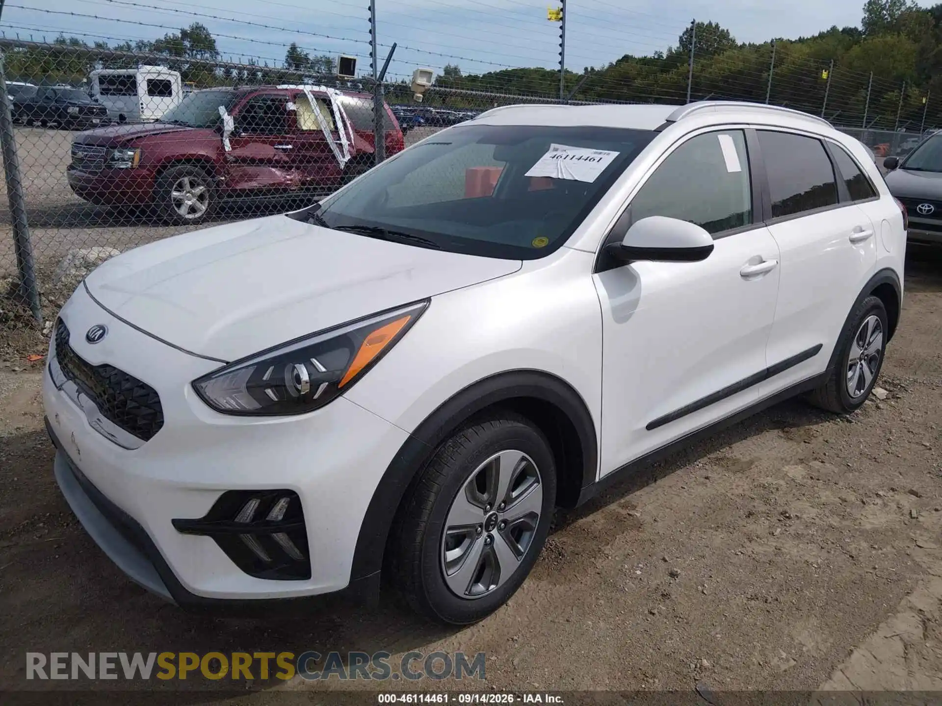 2 Фотография поврежденного автомобиля KNDCB3LCXM5489014 KIA NIRO 2021