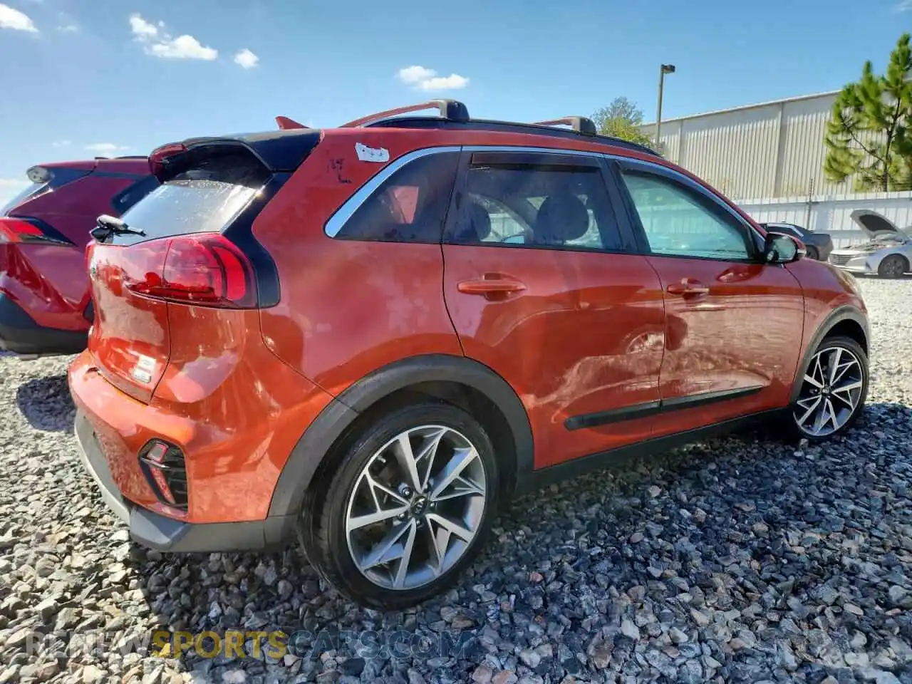 3 Photograph of a damaged car KNDCC3LC5M5480573 KIA NIRO 2021