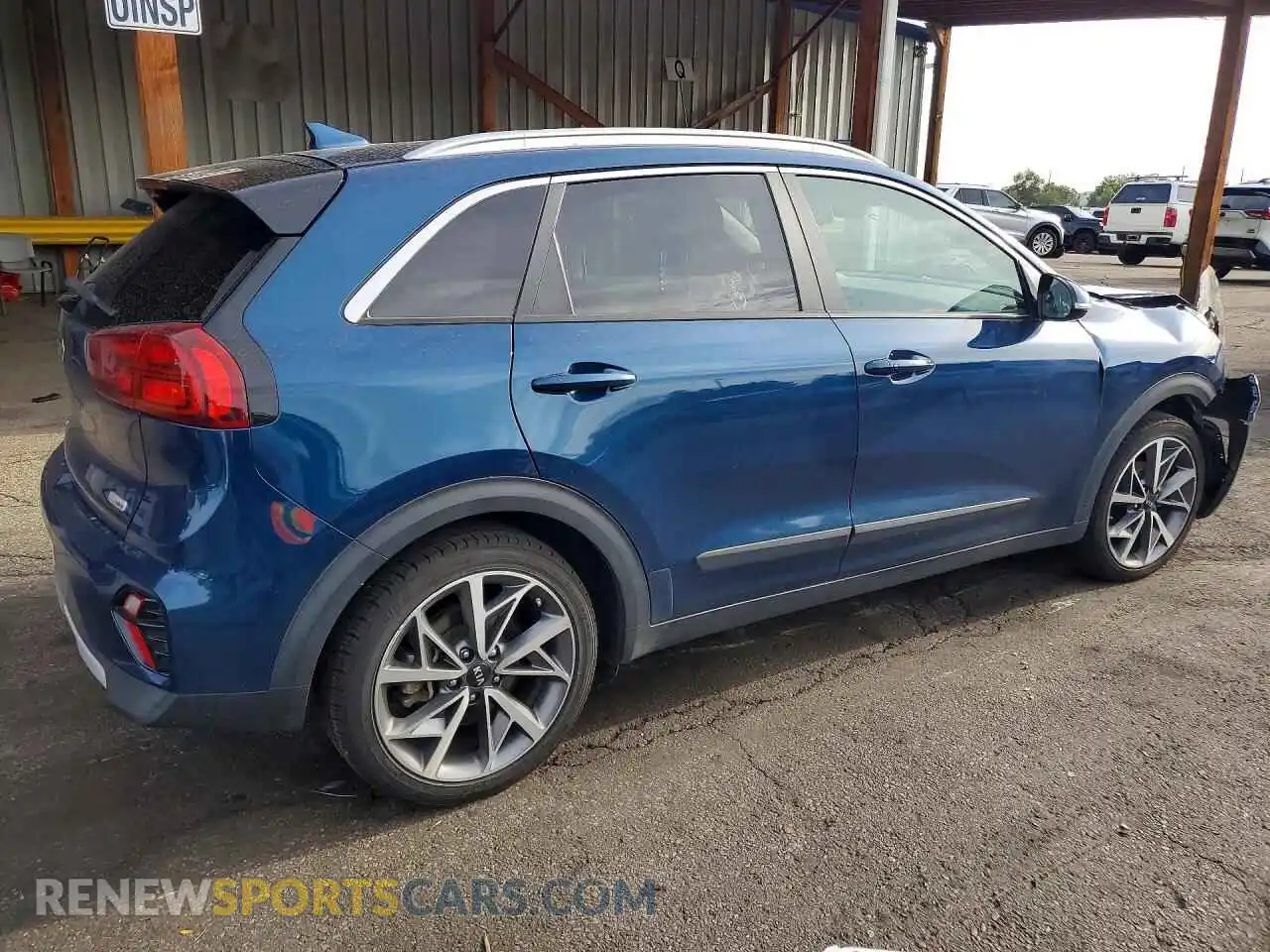 3 Фотография поврежденного автомобиля KNDCC3LC7M5477156 KIA NIRO 2021