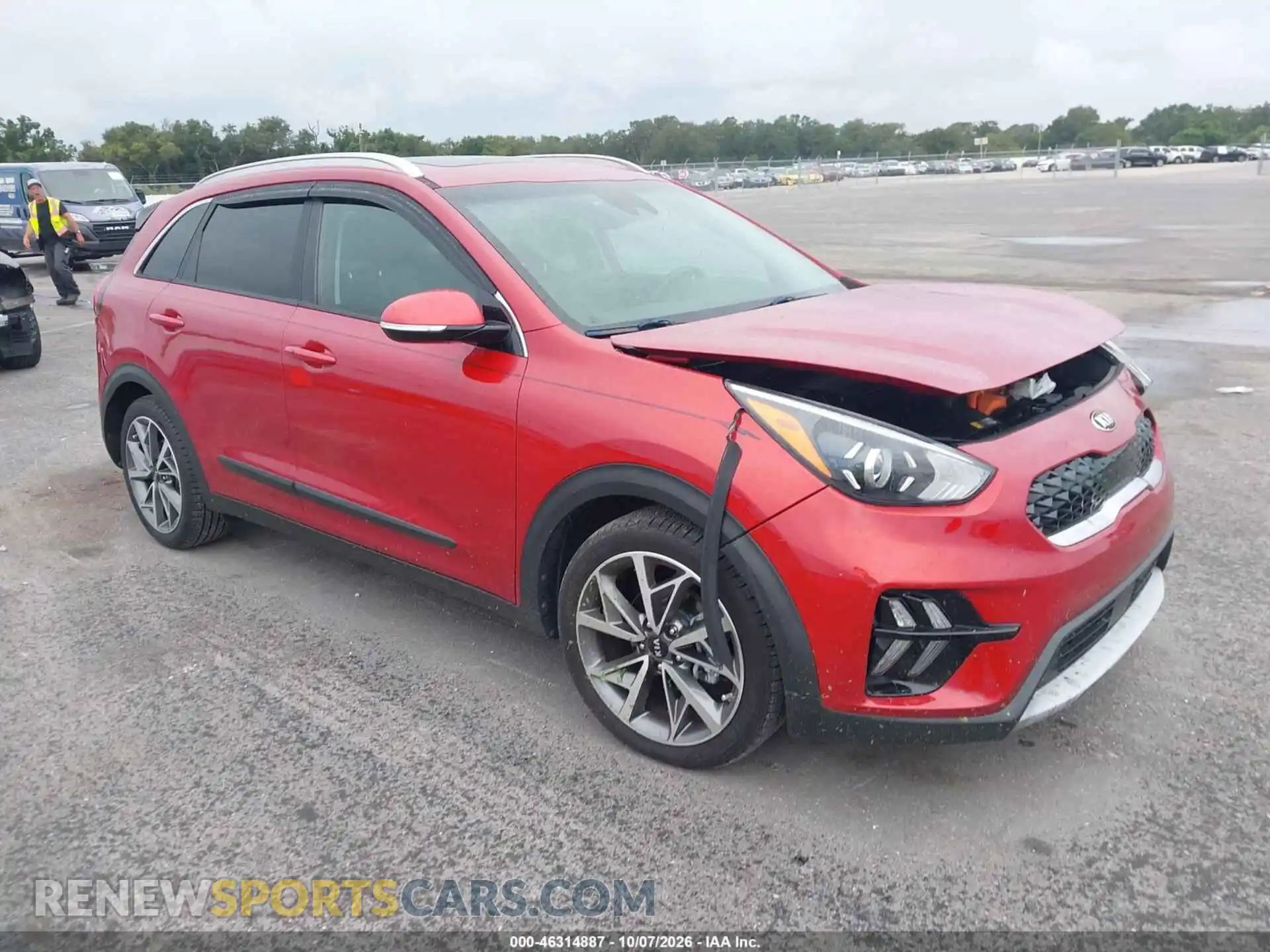1 fotografías del automóvil dañado KNDCC3LC8M5462777 KIA NIRO 2021