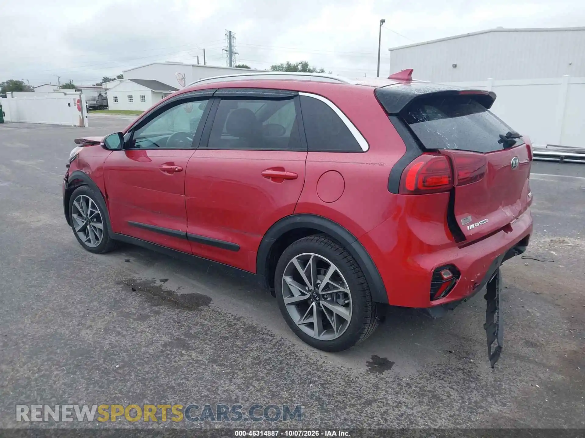 3 fotografías del automóvil dañado KNDCC3LC8M5462777 KIA NIRO 2021