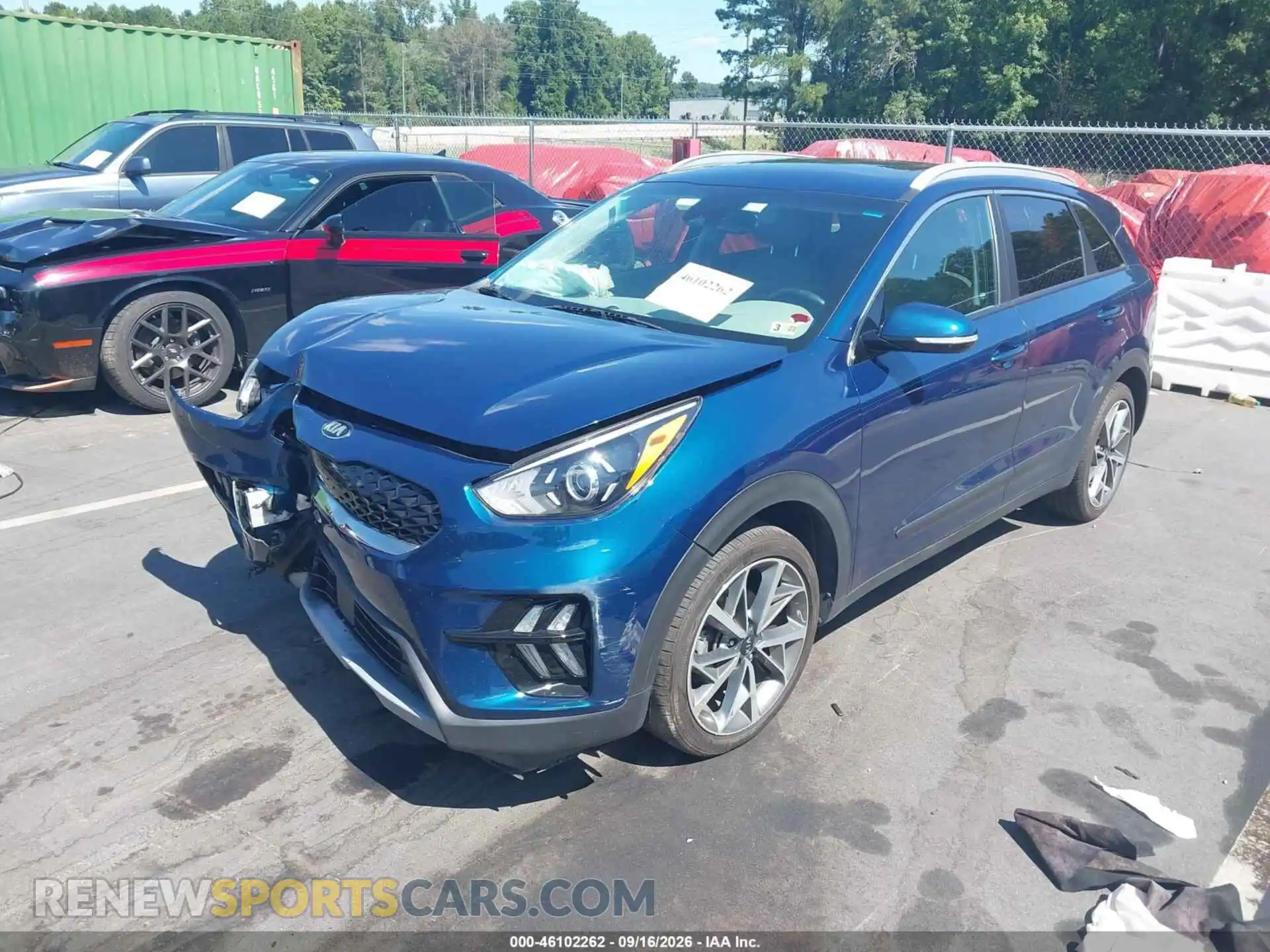 2 Photograph of a damaged car KNDCC3LCXM5462974 KIA NIRO 2021