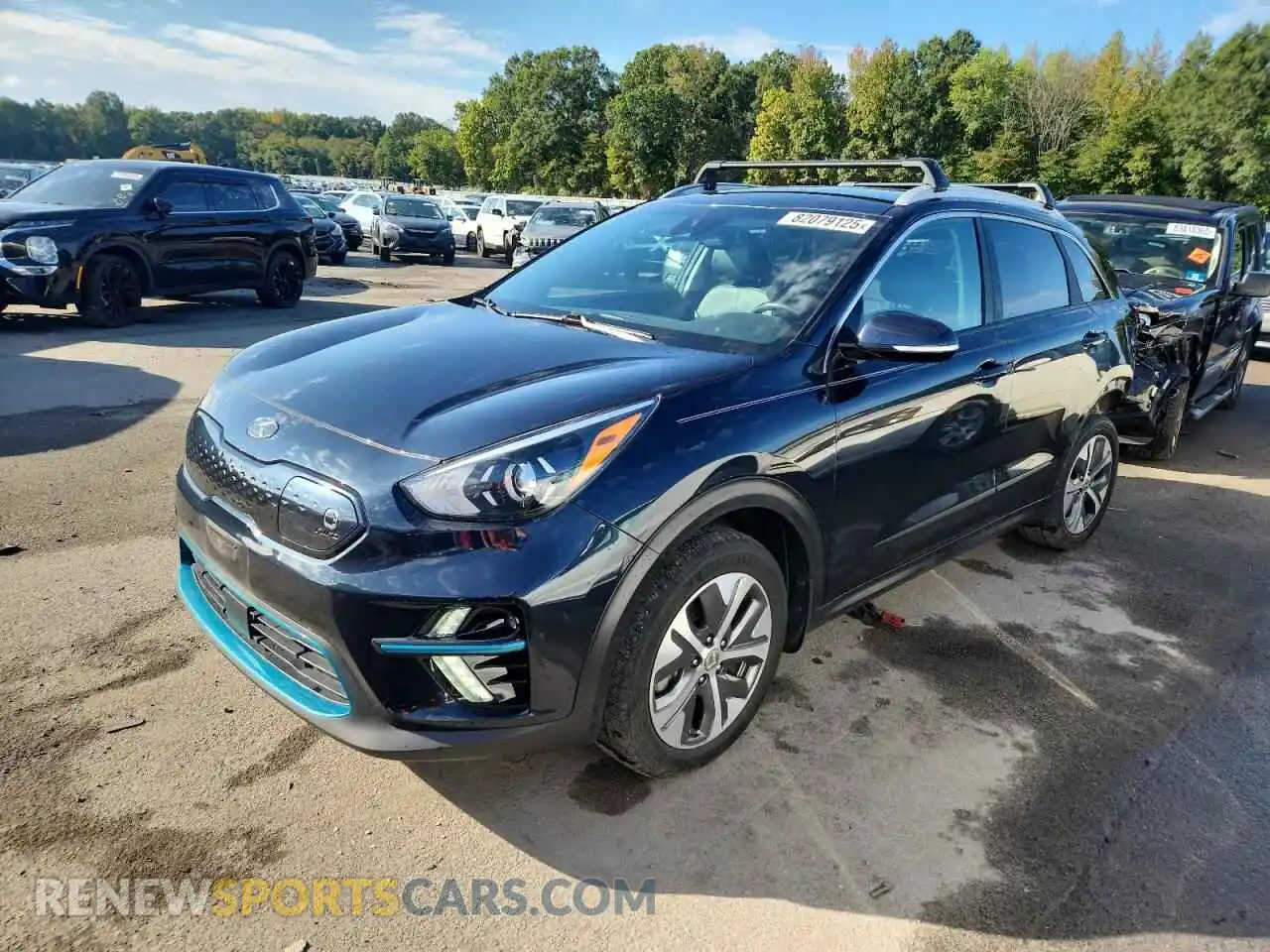 1 Photograph of a damaged car KNDCC3LG9M5107622 KIA NIRO 2021