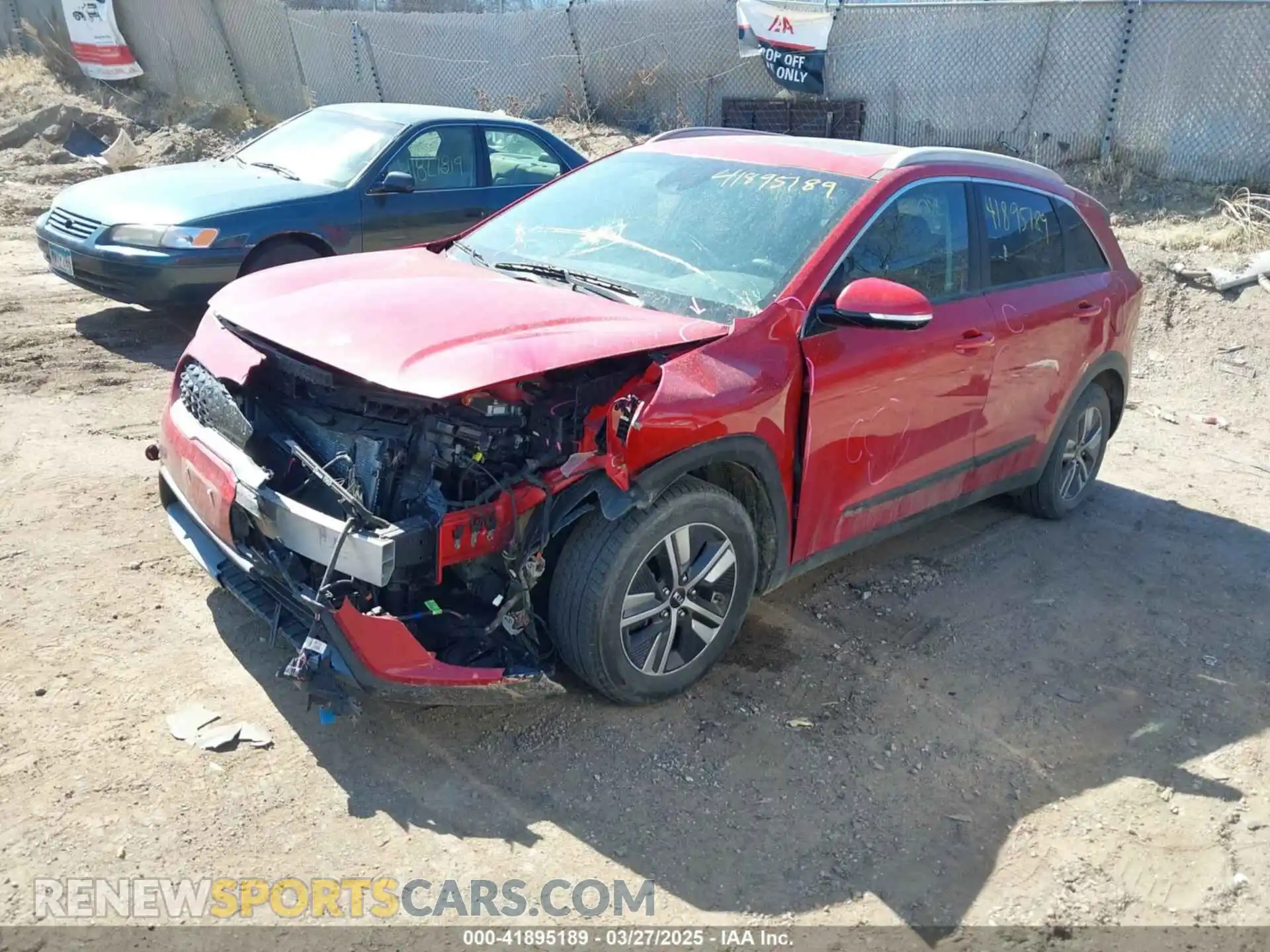 2 Photograph of a damaged car KNDCE3LC0M5482869 KIA NIRO 2021