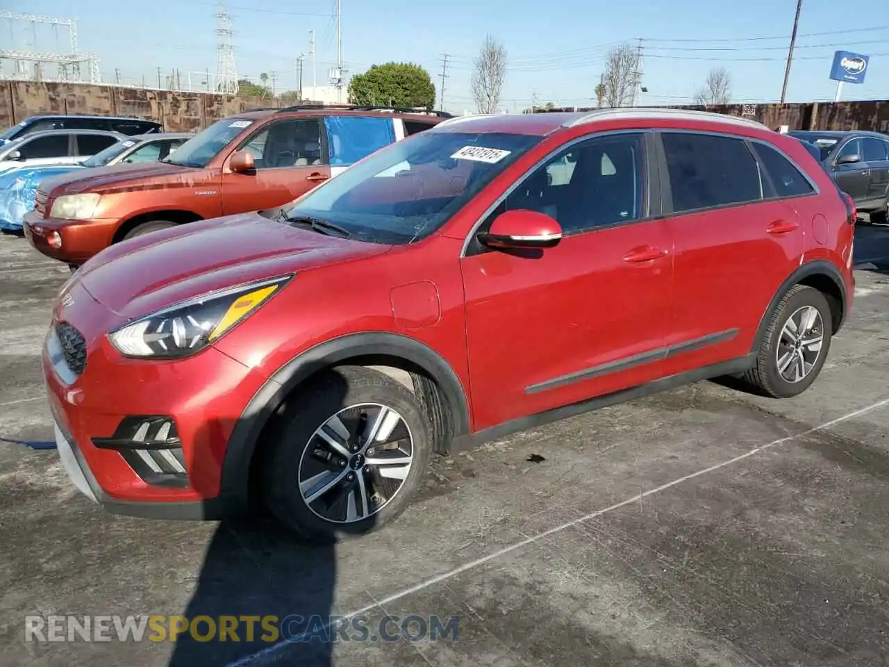 1 Photograph of a damaged car KNDCD3LD5N5490771 KIA NIRO 2022