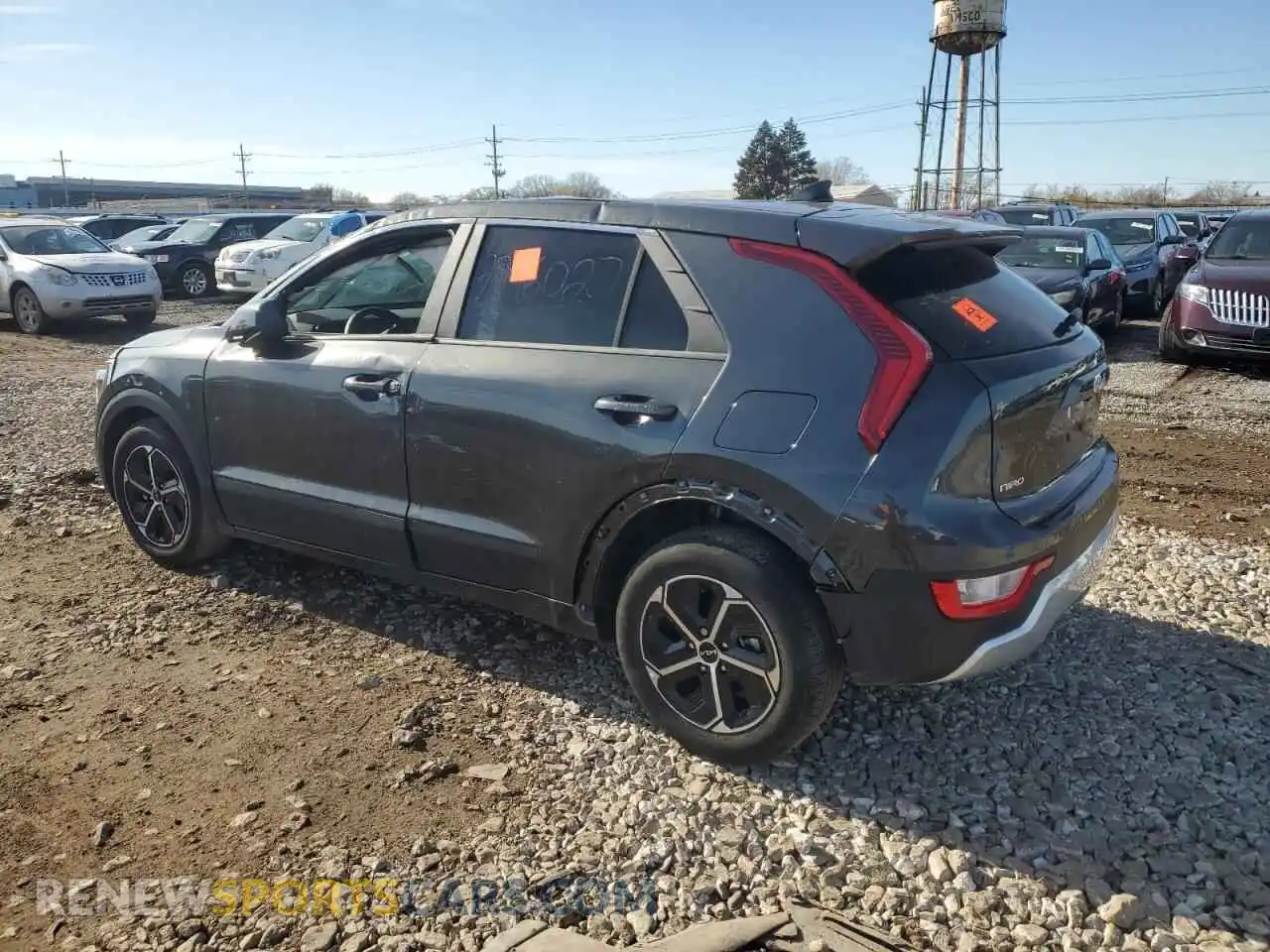 2 Photograph of a damaged car KNDCP3LE0P5116961 KIA NIRO 2023