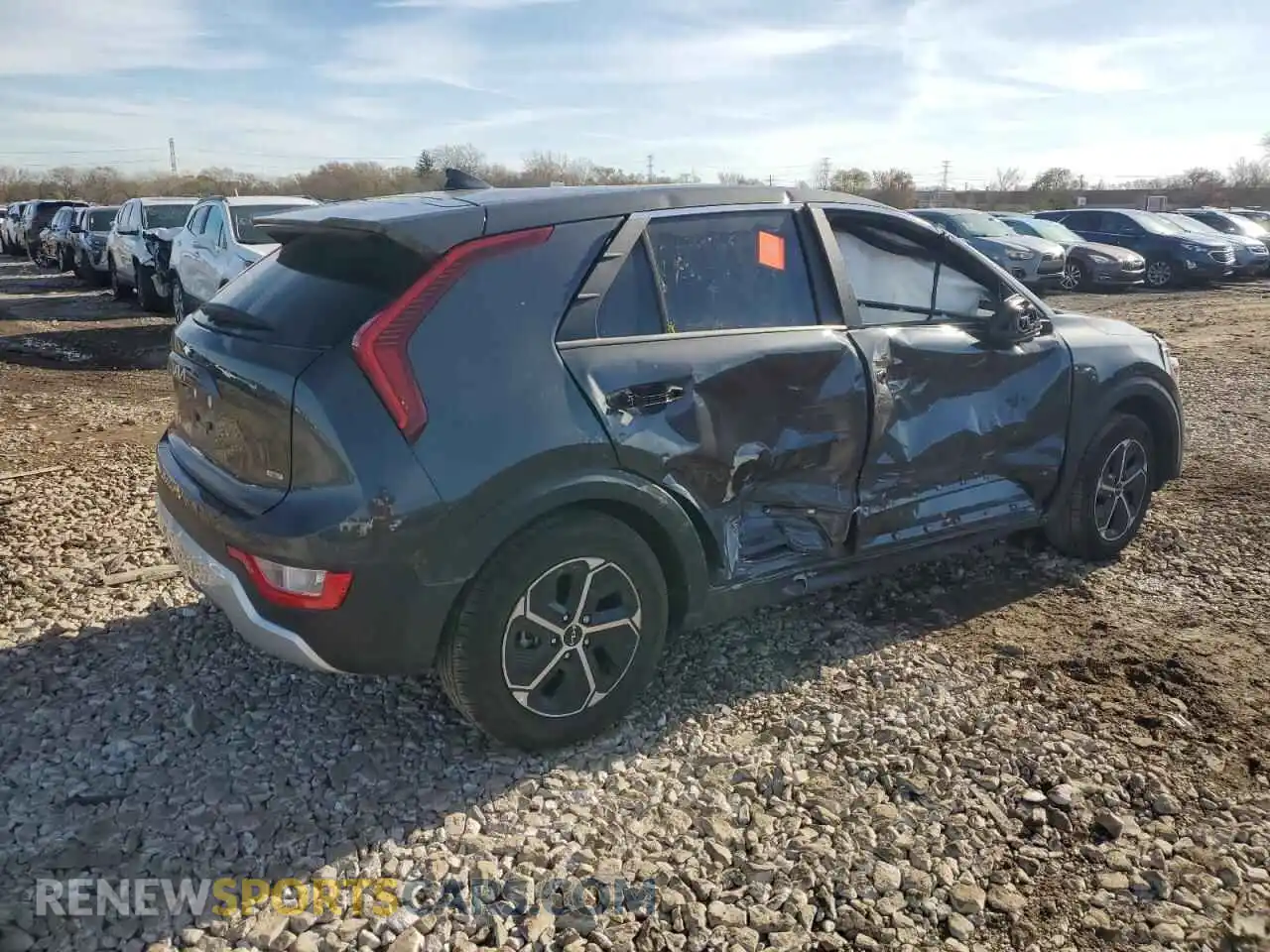 3 Photograph of a damaged car KNDCP3LE0P5116961 KIA NIRO 2023