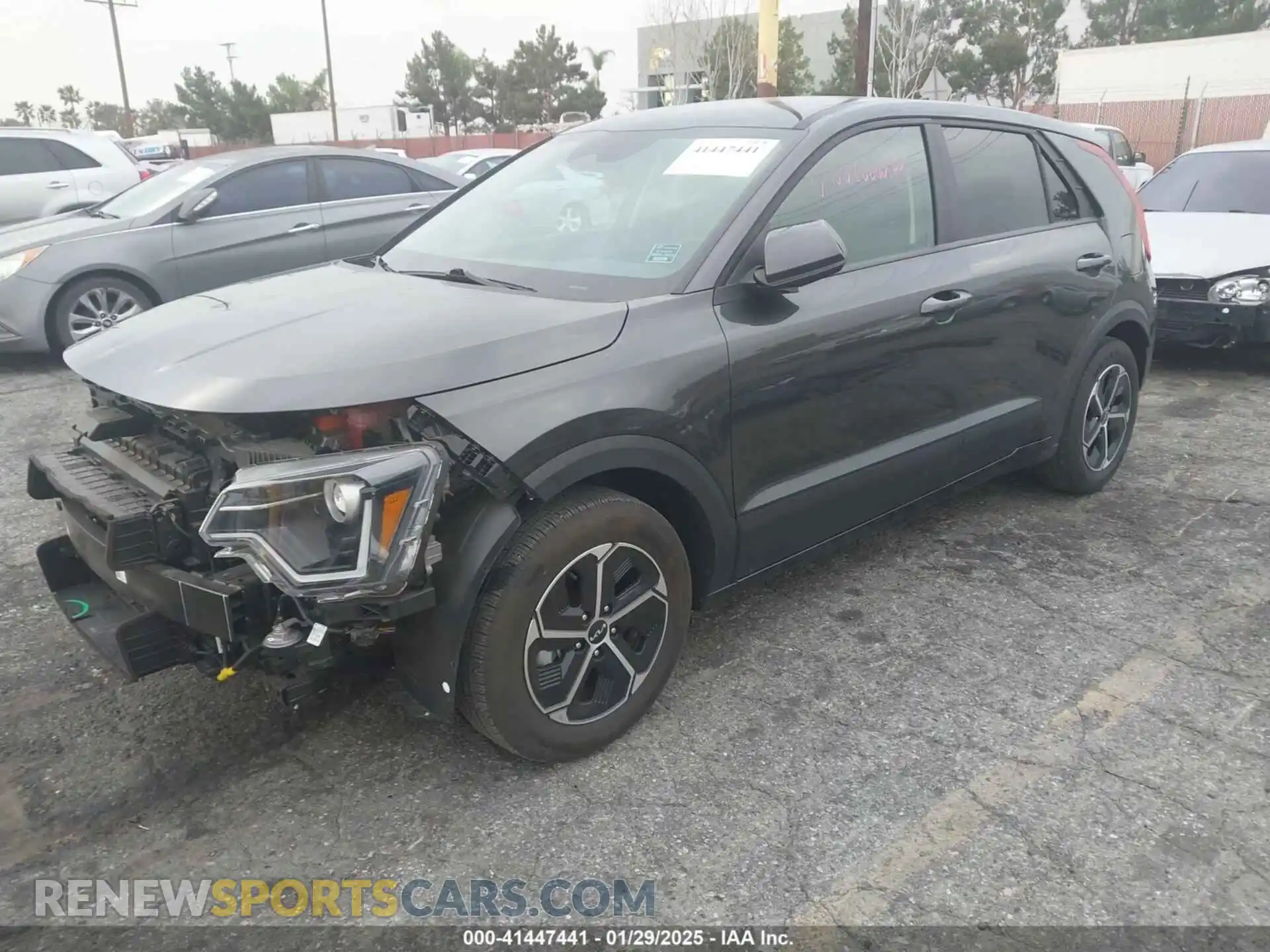 2 Photograph of a damaged car KNDCP3LE1P5116595 KIA NIRO 2023