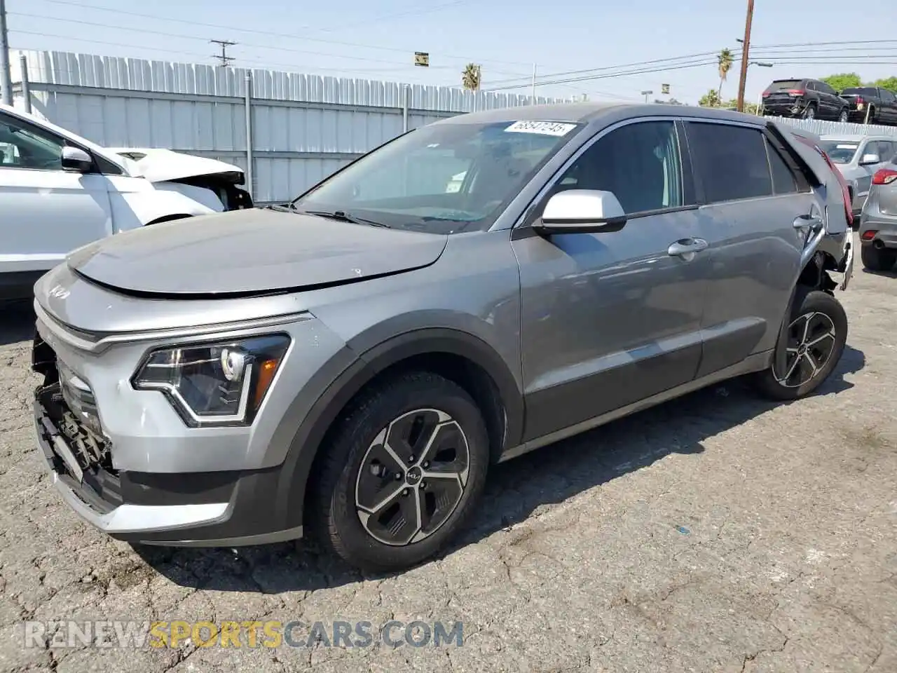 1 Photograph of a damaged car KNDCP3LE3P5081932 KIA NIRO 2023
