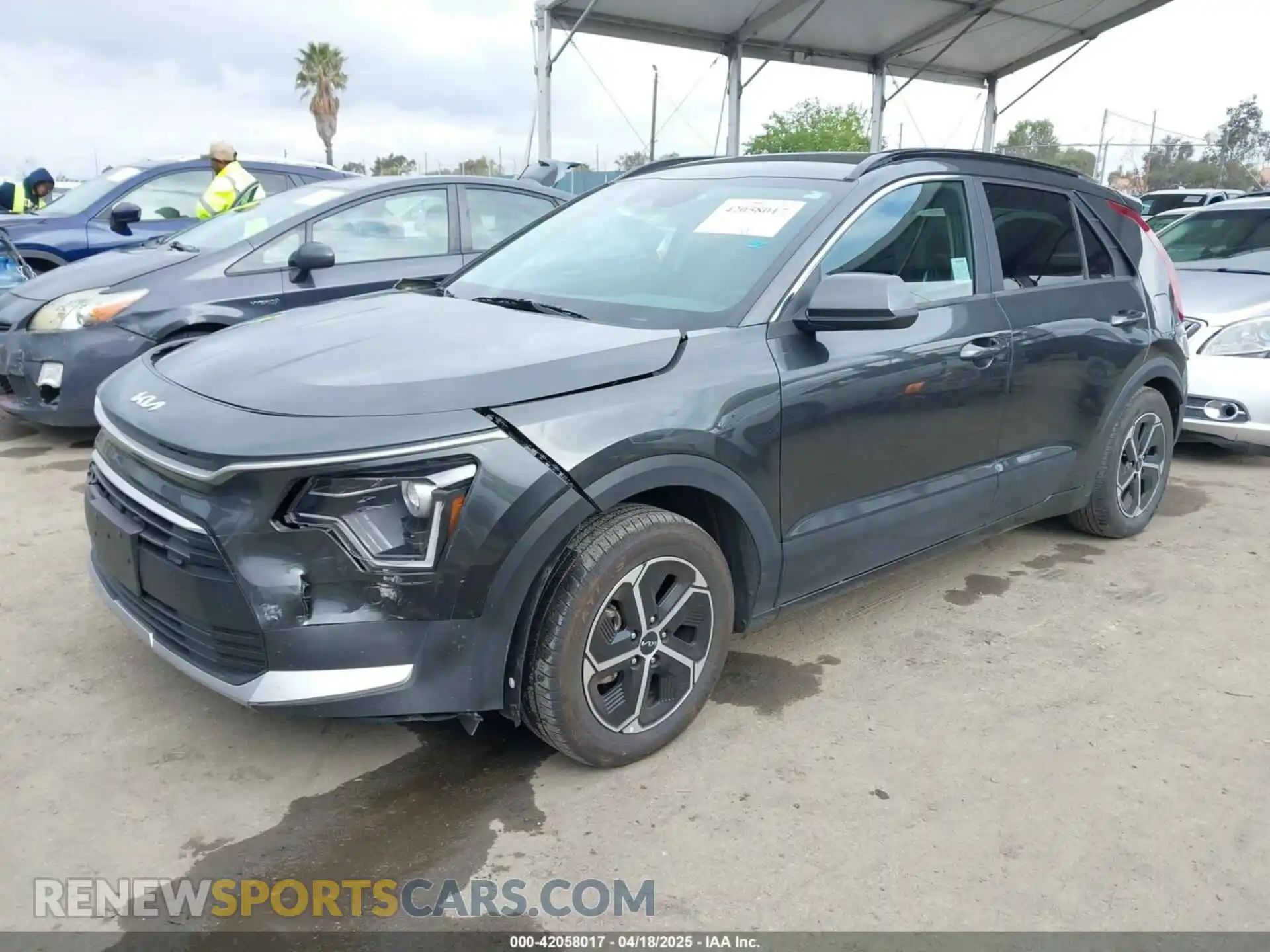 2 Photograph of a damaged car KNDCP3LE4P5084838 KIA NIRO 2023
