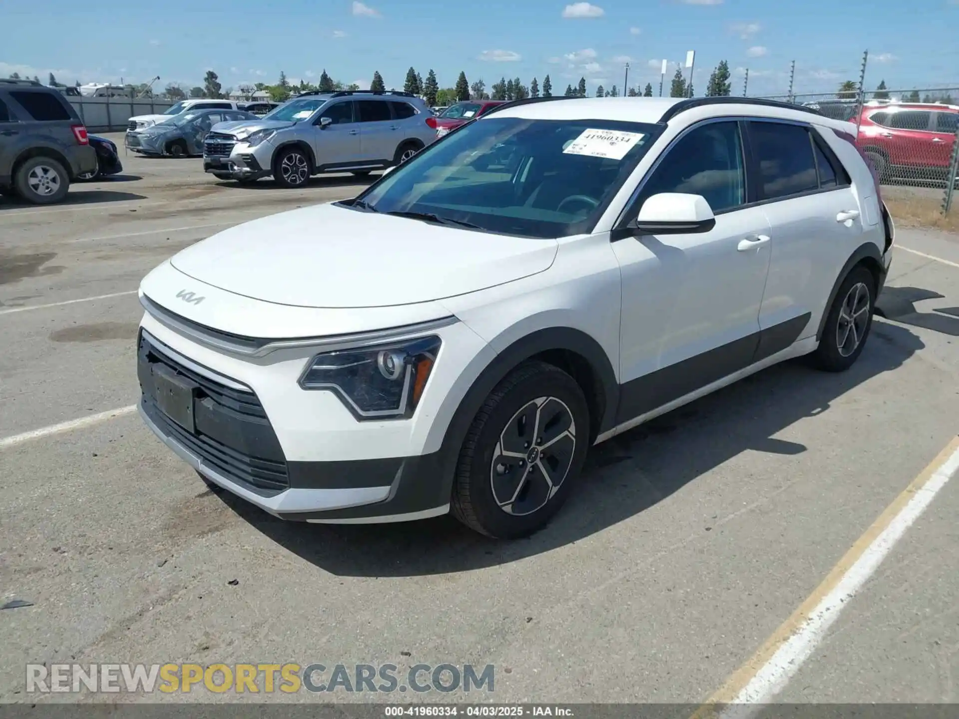 2 Photograph of a damaged car KNDCP3LE4P5101606 KIA NIRO 2023