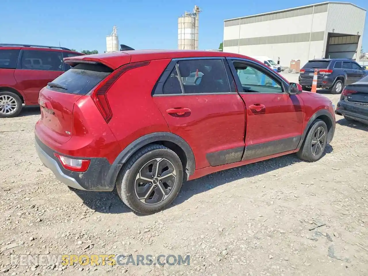 3 Photograph of a damaged car KNDCP3LE5P5091149 KIA NIRO 2023