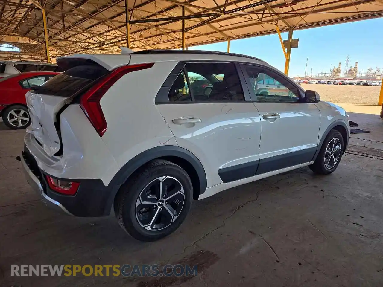 3 Photograph of a damaged car KNDCP3LE6P5110534 KIA NIRO 2023