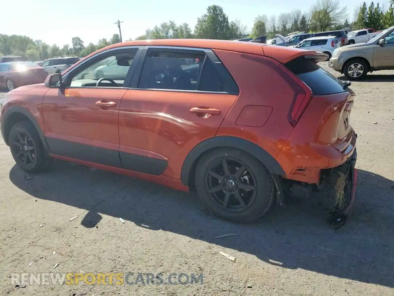 2 Photograph of a damaged car KNDCP3LE7P5117766 KIA NIRO 2023
