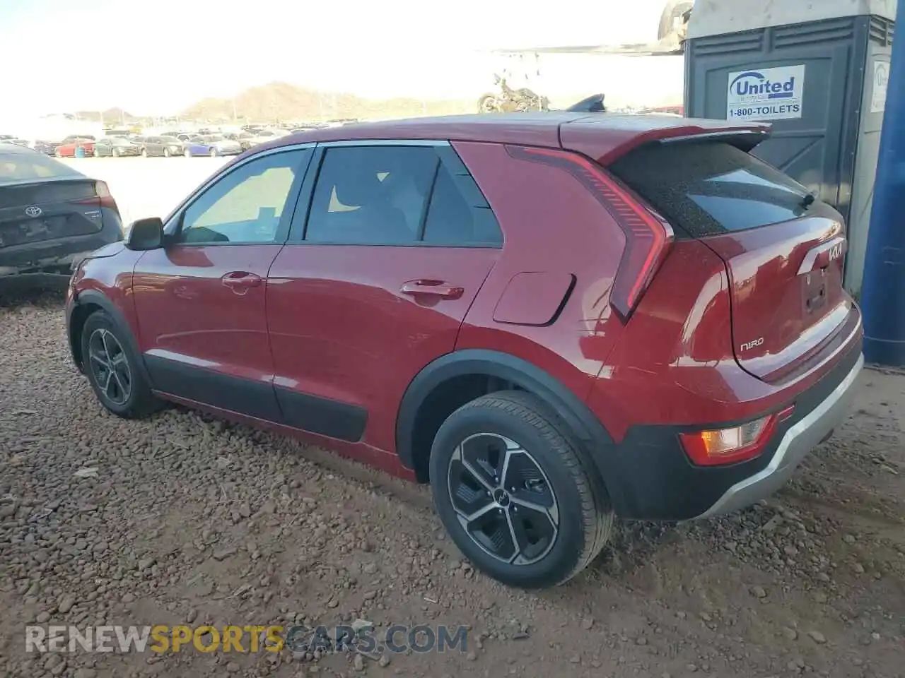 2 Photograph of a damaged car KNDCP3LE9P5089288 KIA NIRO 2023