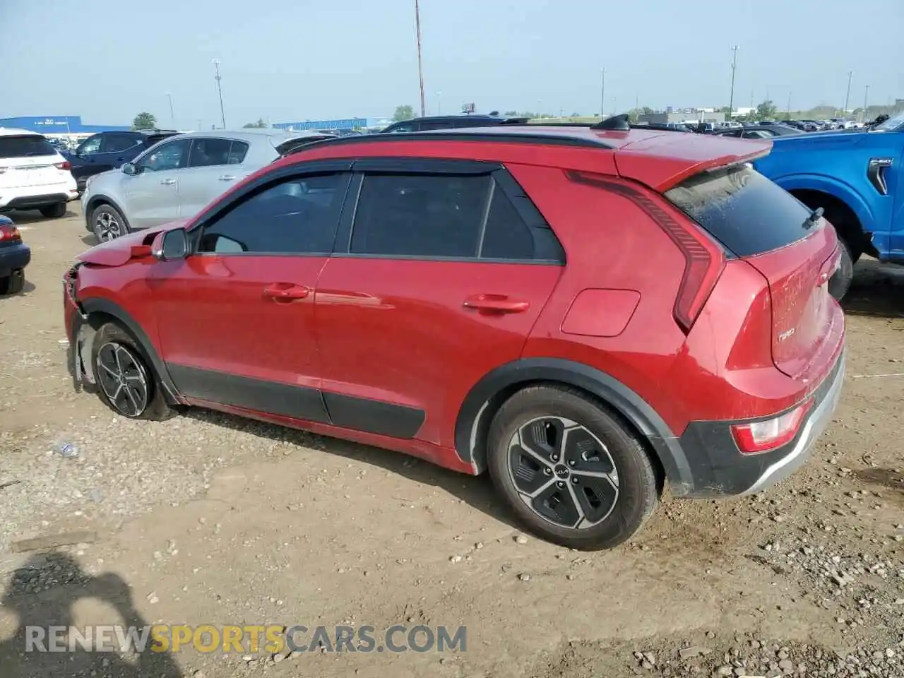 2 Photograph of a damaged car KNDCR3LE2P5079874 KIA NIRO 2023