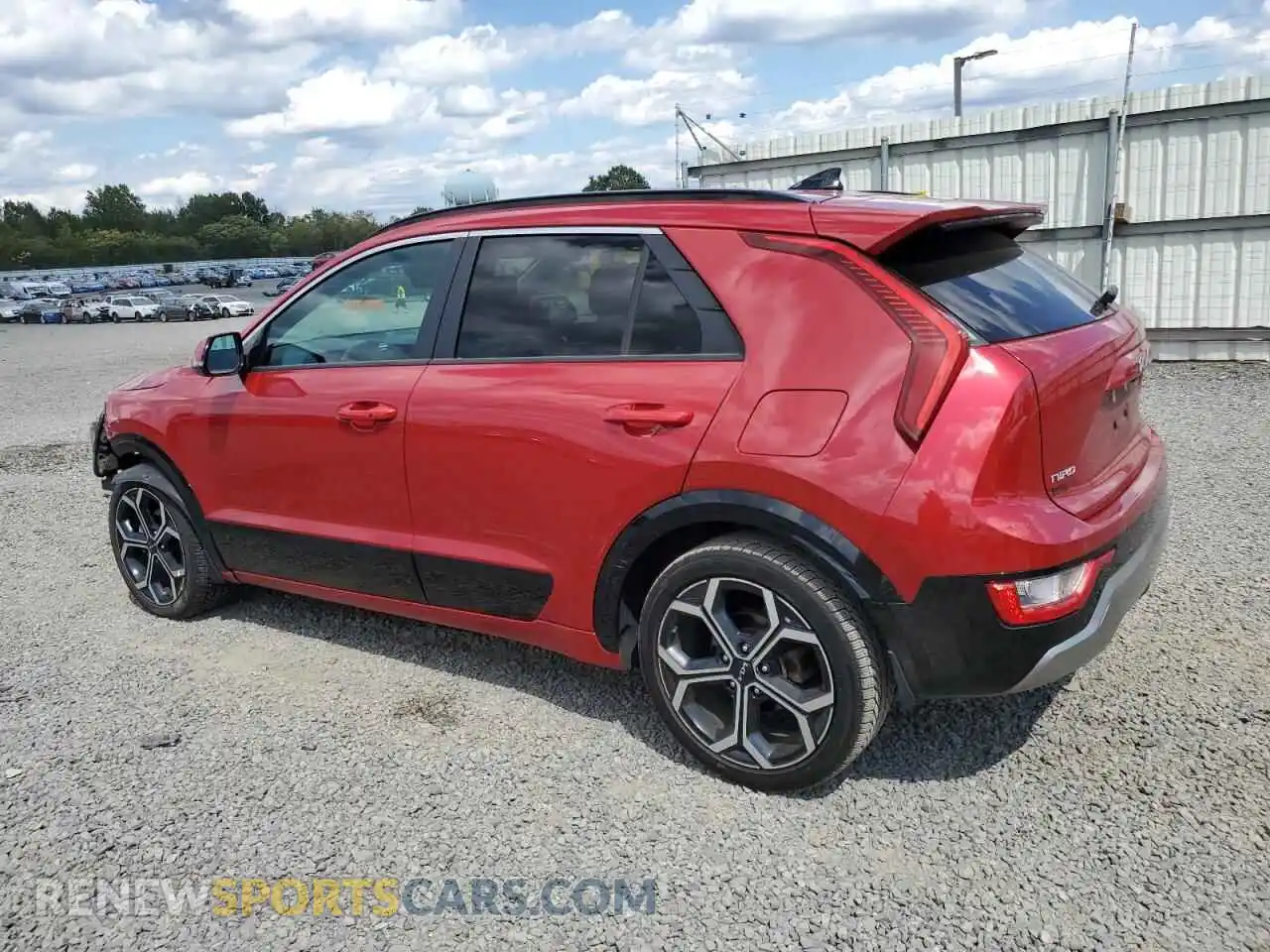 2 Photograph of a damaged car KNDCR3LE4P5035519 KIA NIRO 2023