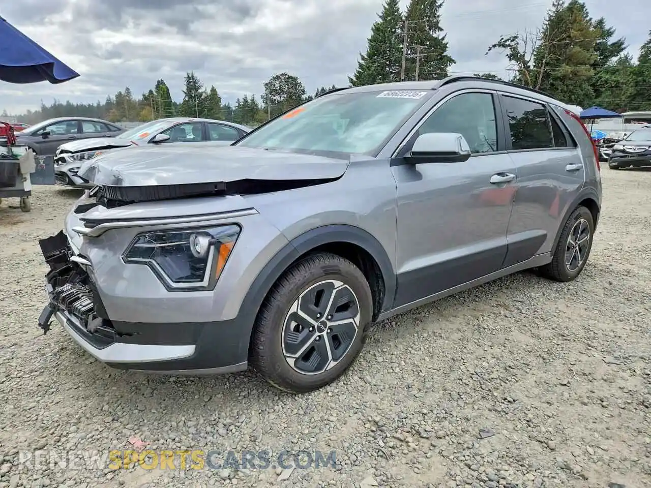 1 fotografías del automóvil dañado KNDCR3LE4P5048612 KIA NIRO 2023