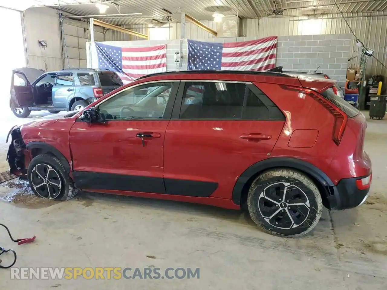 2 Photograph of a damaged car KNDCR3LE4P5115824 KIA NIRO 2023