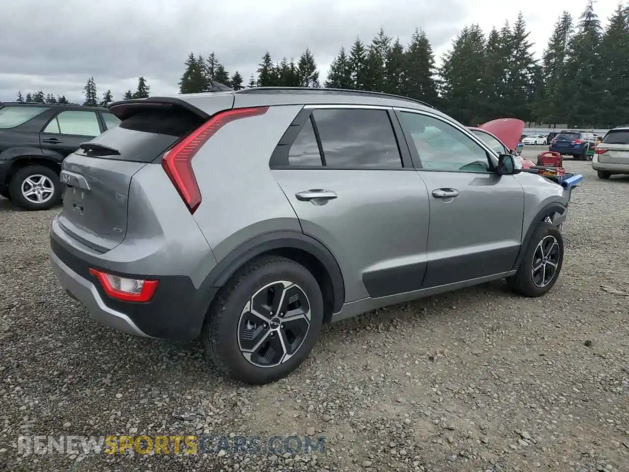 3 Photograph of a damaged car KNDCR3LE5P5101799 KIA NIRO 2023
