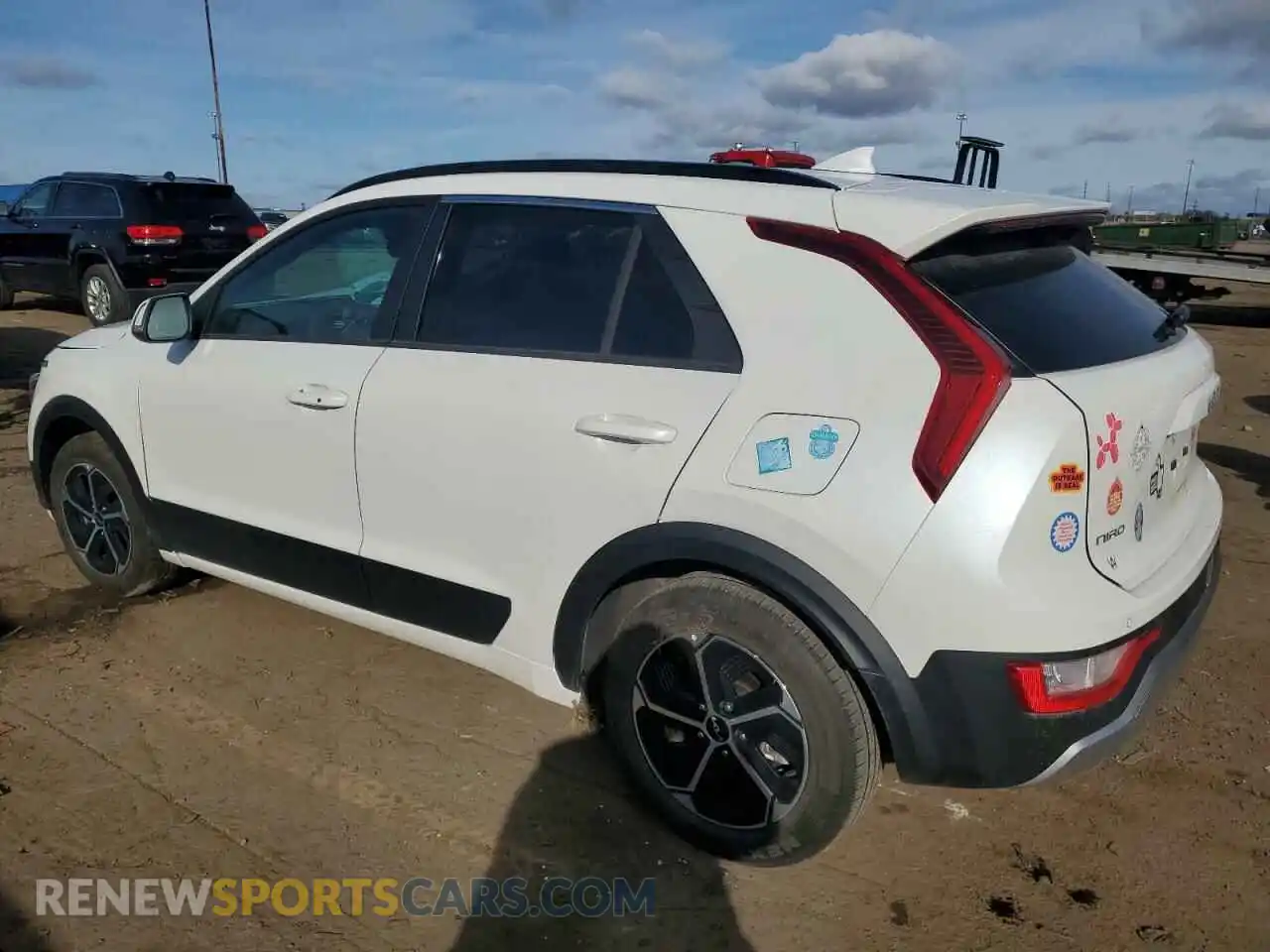 2 Photograph of a damaged car KNDCR3LE5P5115895 KIA NIRO 2023