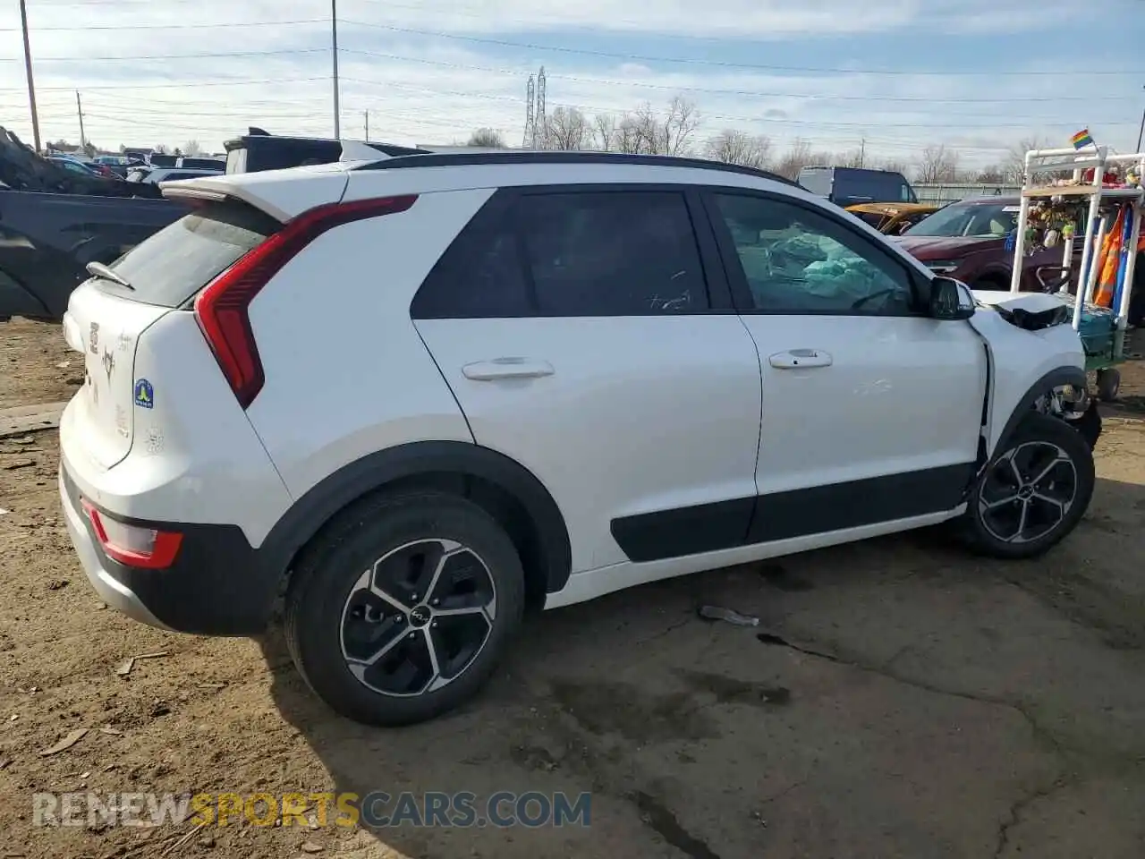 3 Photograph of a damaged car KNDCR3LE5P5115895 KIA NIRO 2023