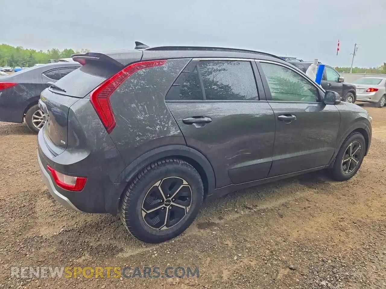 3 Photograph of a damaged car KNDCR3LE6P5093339 KIA NIRO 2023