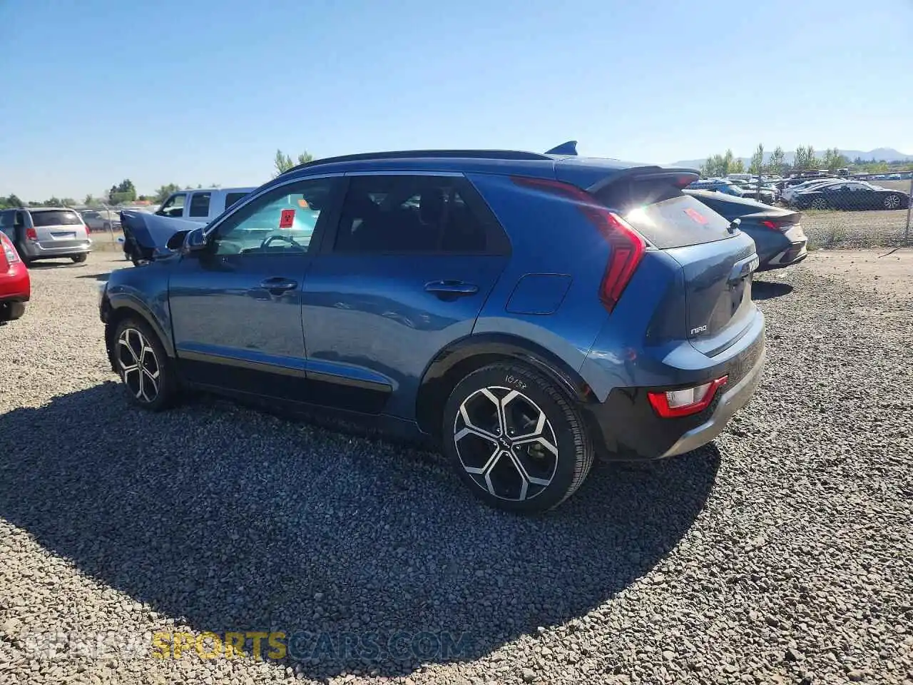2 Photograph of a damaged car KNDCR3LE6P5102878 KIA NIRO 2023