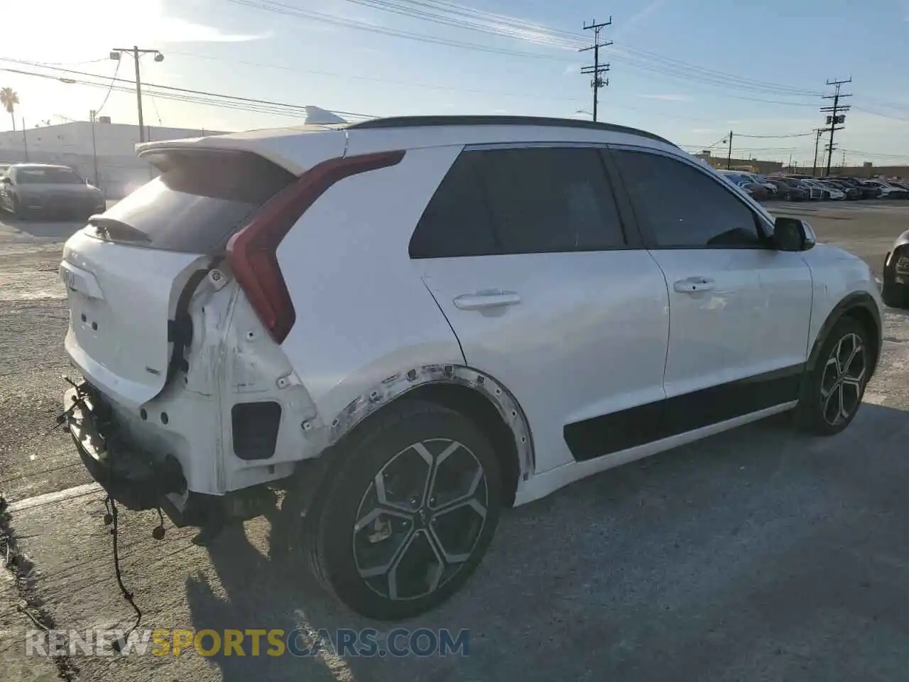 3 Photograph of a damaged car KNDCR3LE7P5100007 KIA NIRO 2023