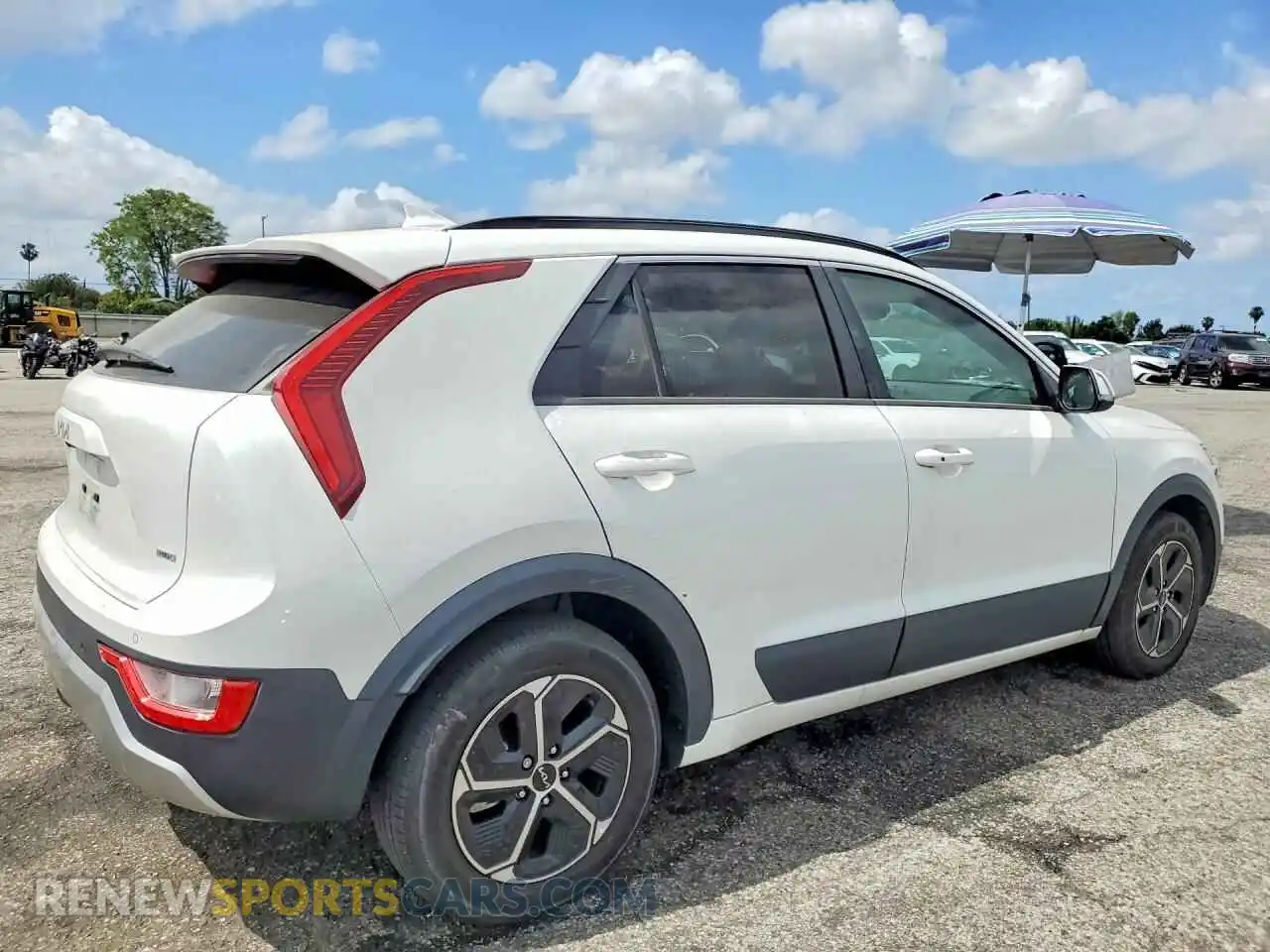 3 Photograph of a damaged car KNDCR3LE8P5078129 KIA NIRO 2023