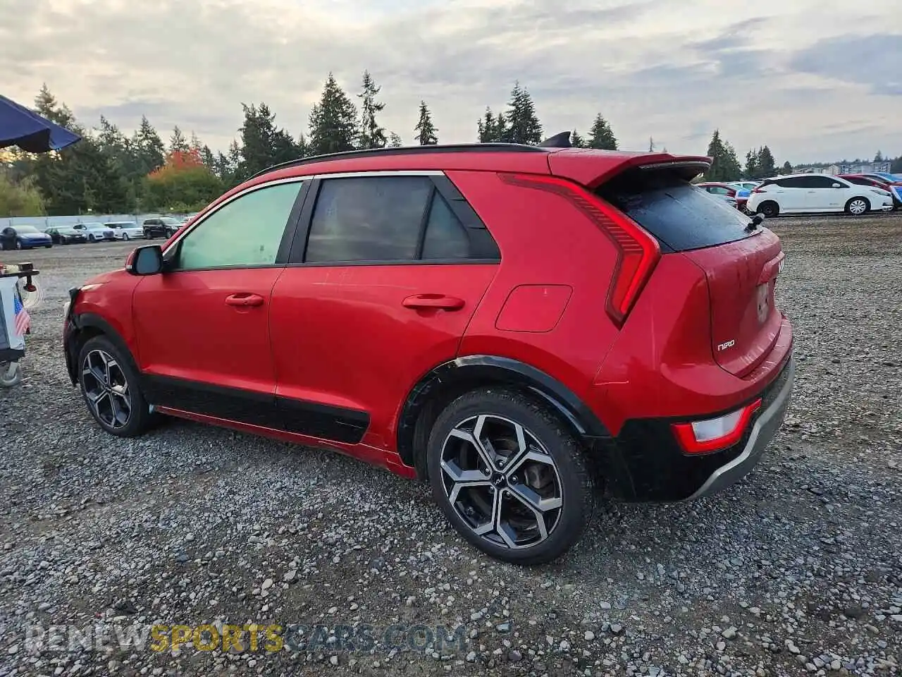 2 Photograph of a damaged car KNDCR3LE8P5106351 KIA NIRO 2023