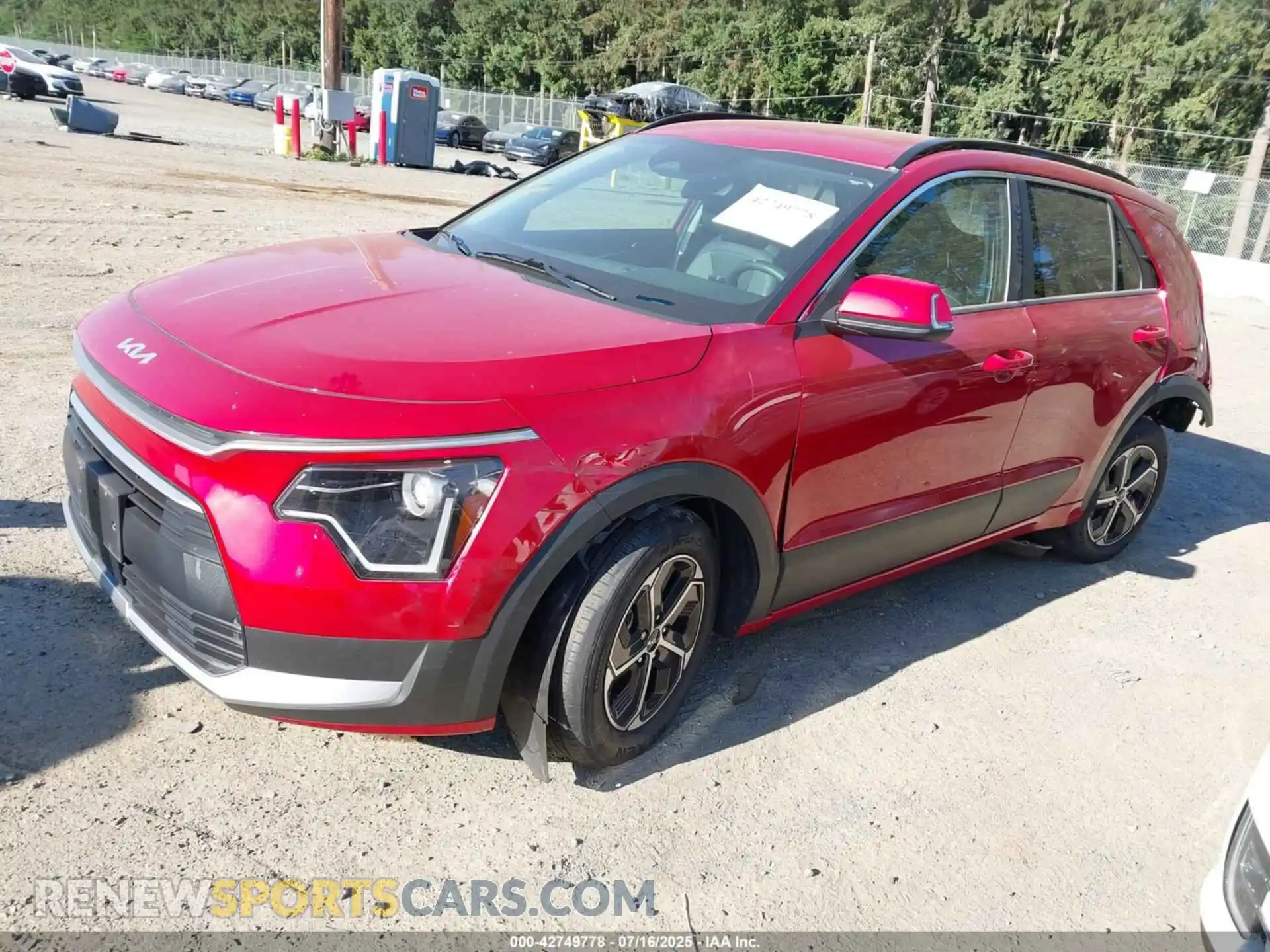 2 Photograph of a damaged car KNDCR3LE9P5049092 KIA NIRO 2023
