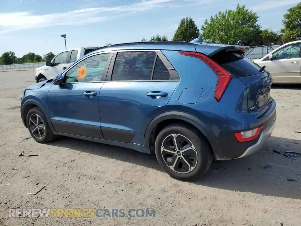 2 Photograph of a damaged car KNDCR3LE9P5097935 KIA NIRO 2023