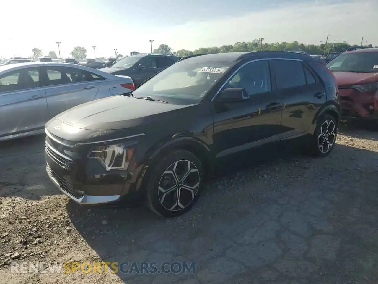 1 Photograph of a damaged car KNDCR3LE9P5113003 KIA NIRO 2023