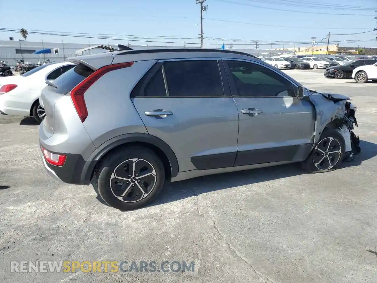 3 Photograph of a damaged car KNDCR3LEXP5043513 KIA NIRO 2023