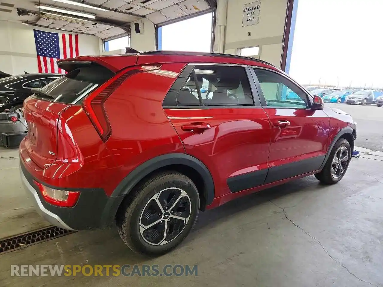 3 Photograph of a damaged car KNDCR3LEXP5063888 KIA NIRO 2023