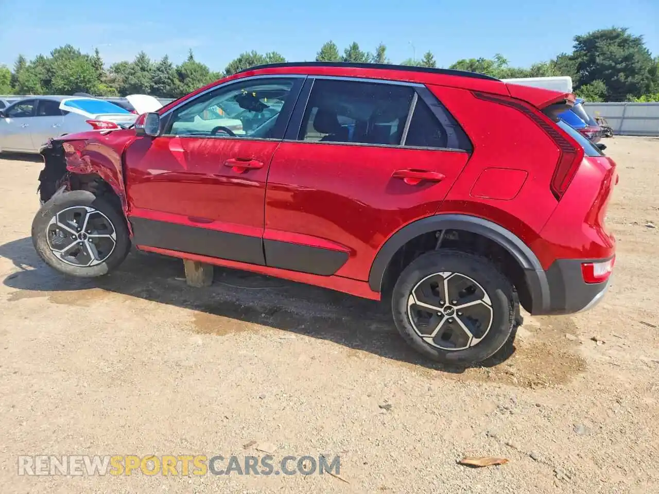 2 Photograph of a damaged car KNDCR3LEXP5069433 KIA NIRO 2023