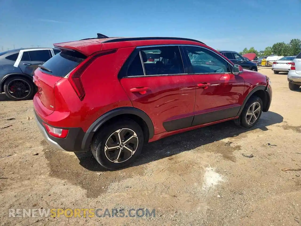 3 Photograph of a damaged car KNDCR3LEXP5069433 KIA NIRO 2023