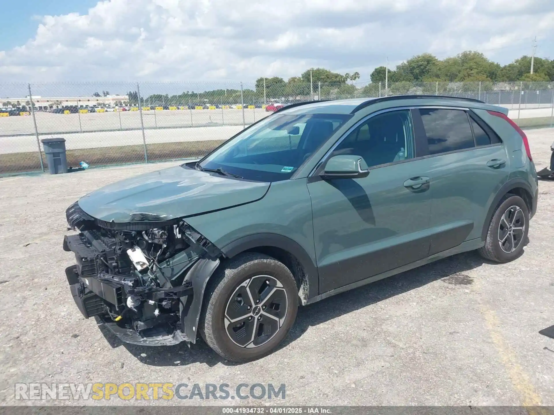 2 Photograph of a damaged car KNDCR3LEXP5117612 KIA NIRO 2023