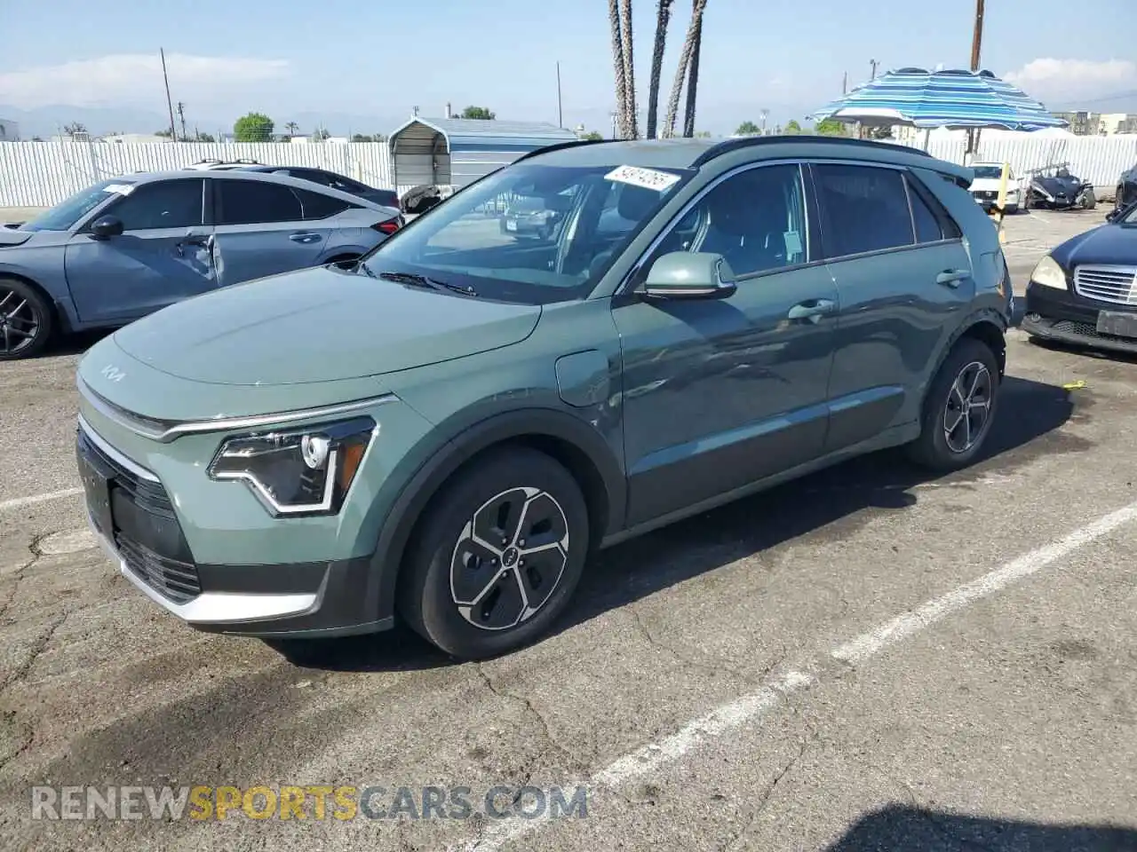 1 Photograph of a damaged car KNDCS3LF1P5115146 KIA NIRO 2023