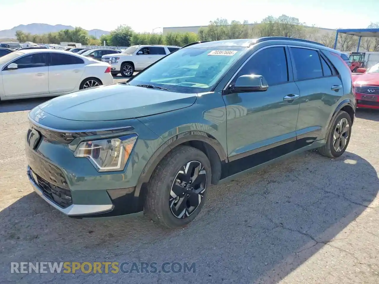 1 Photograph of a damaged car KNDCT3L18P5037501 KIA NIRO 2023