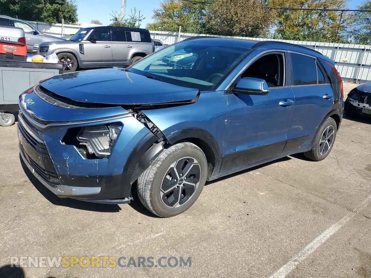 1 Photograph of a damaged car KNDCT3LE2P5116293 KIA NIRO 2023