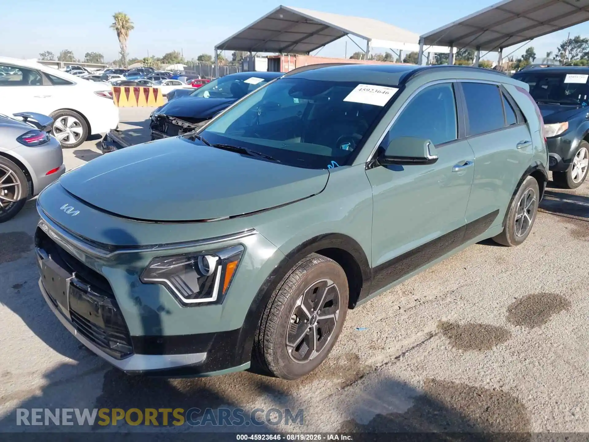 2 Фотография поврежденного автомобиля KNDCT3LE4P5045016 KIA NIRO 2023