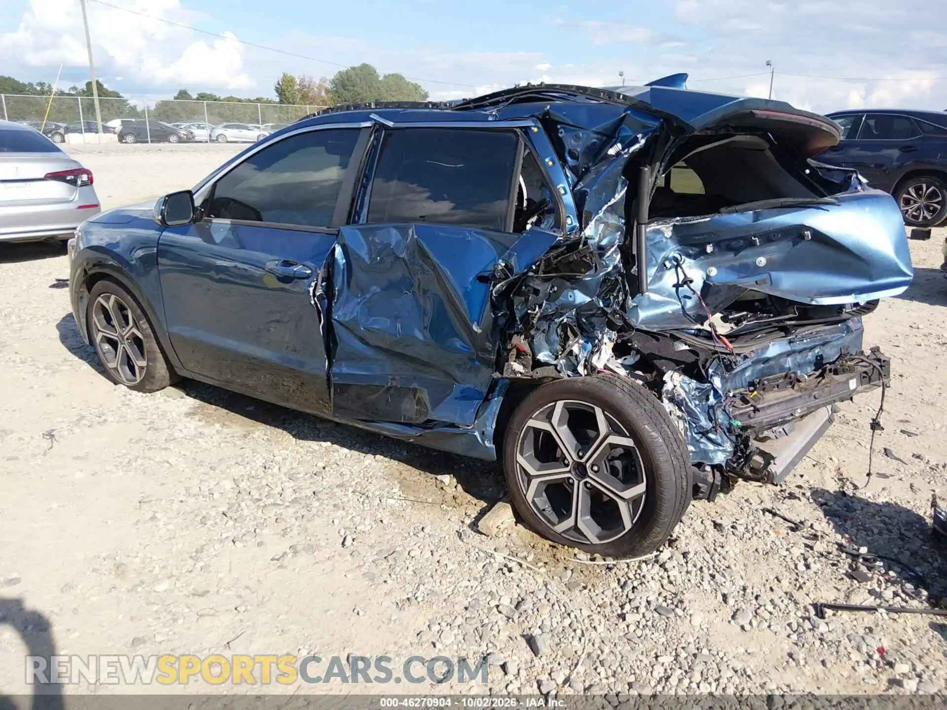 3 fotografías del automóvil dañado KNDCT3LE4P5061233 KIA NIRO 2023