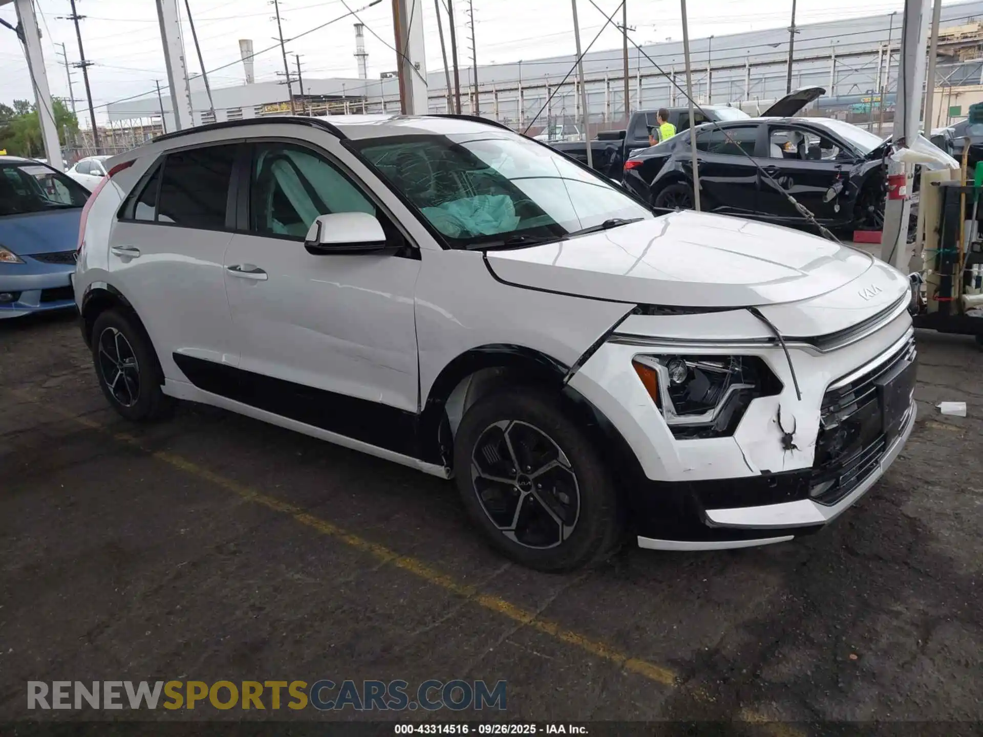 1 Photograph of a damaged car KNDCT3LE7P5074459 KIA NIRO 2023