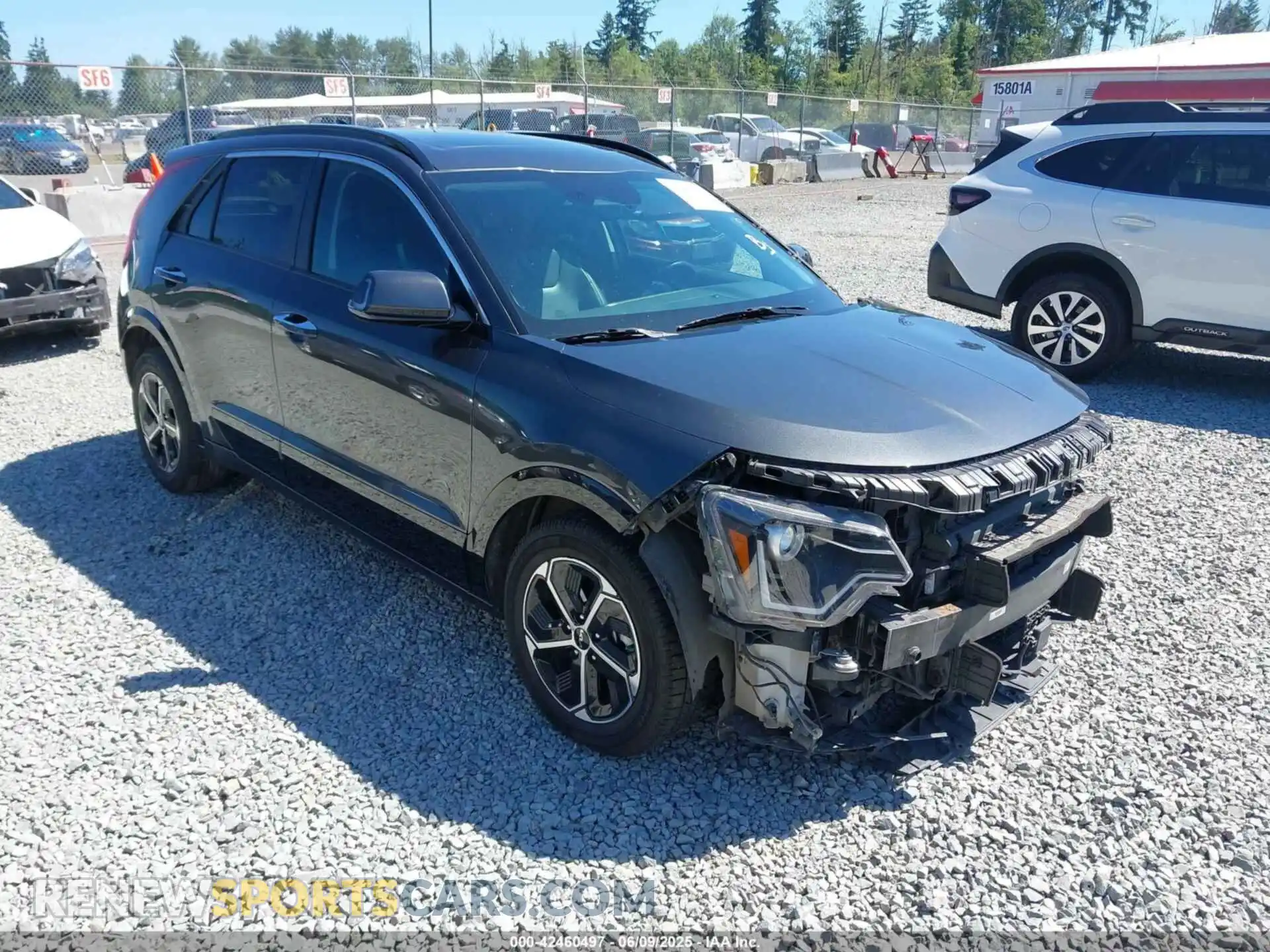 1 Photograph of a damaged car KNDCT3LEXP5084872 KIA NIRO 2023