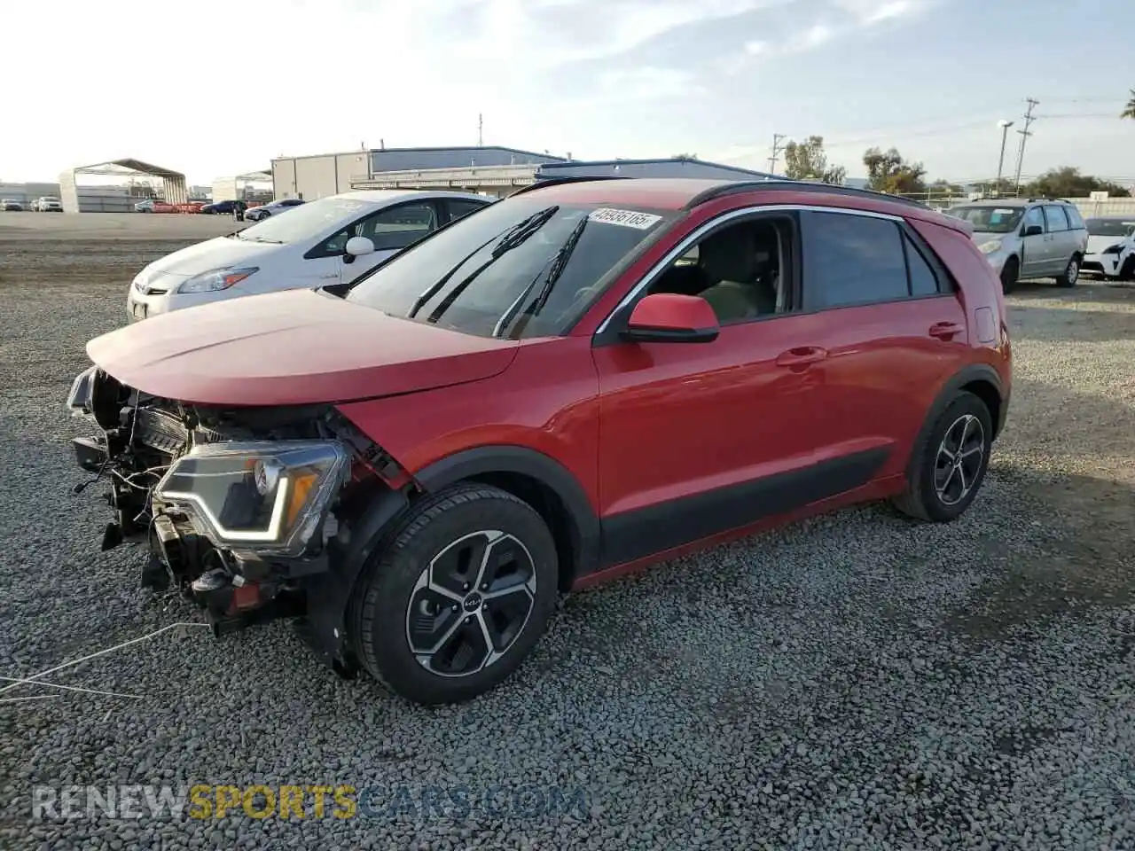 1 Photograph of a damaged car KNDCP3LE3R5125446 KIA NIRO 2024